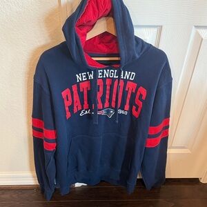 New England Patriots Navy and Red Hoodie